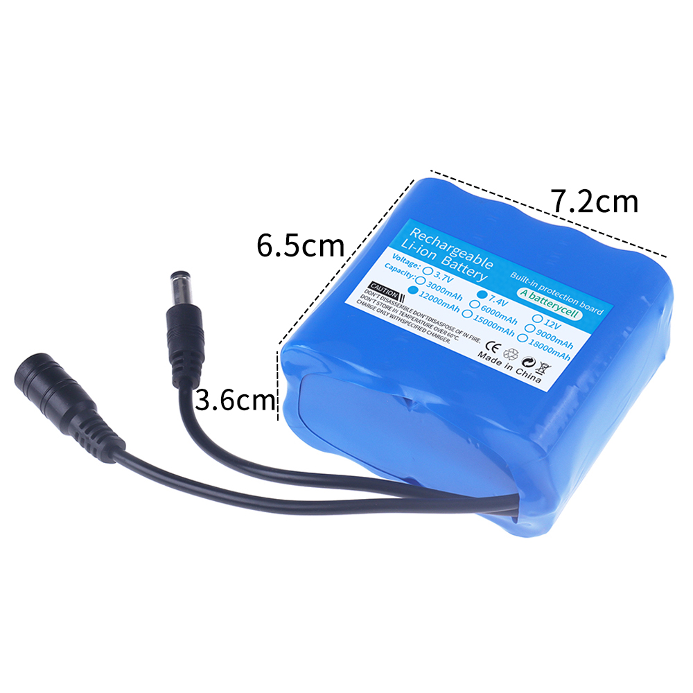 2S4P 18650 Lityum Pil 7.4V 120 - Fish Finder Battery incelemesi ve fiyatı